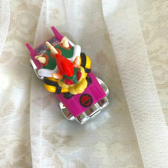 Kids Cartoon Dino Dragon Collectible Figurine Action Figure in Cute Pink Car - Picture 5 of 5